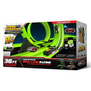 Max Traxxx 098216 R/C High Speed Remote Control Twin Loop Track Set with Two Cars for Dual Racing