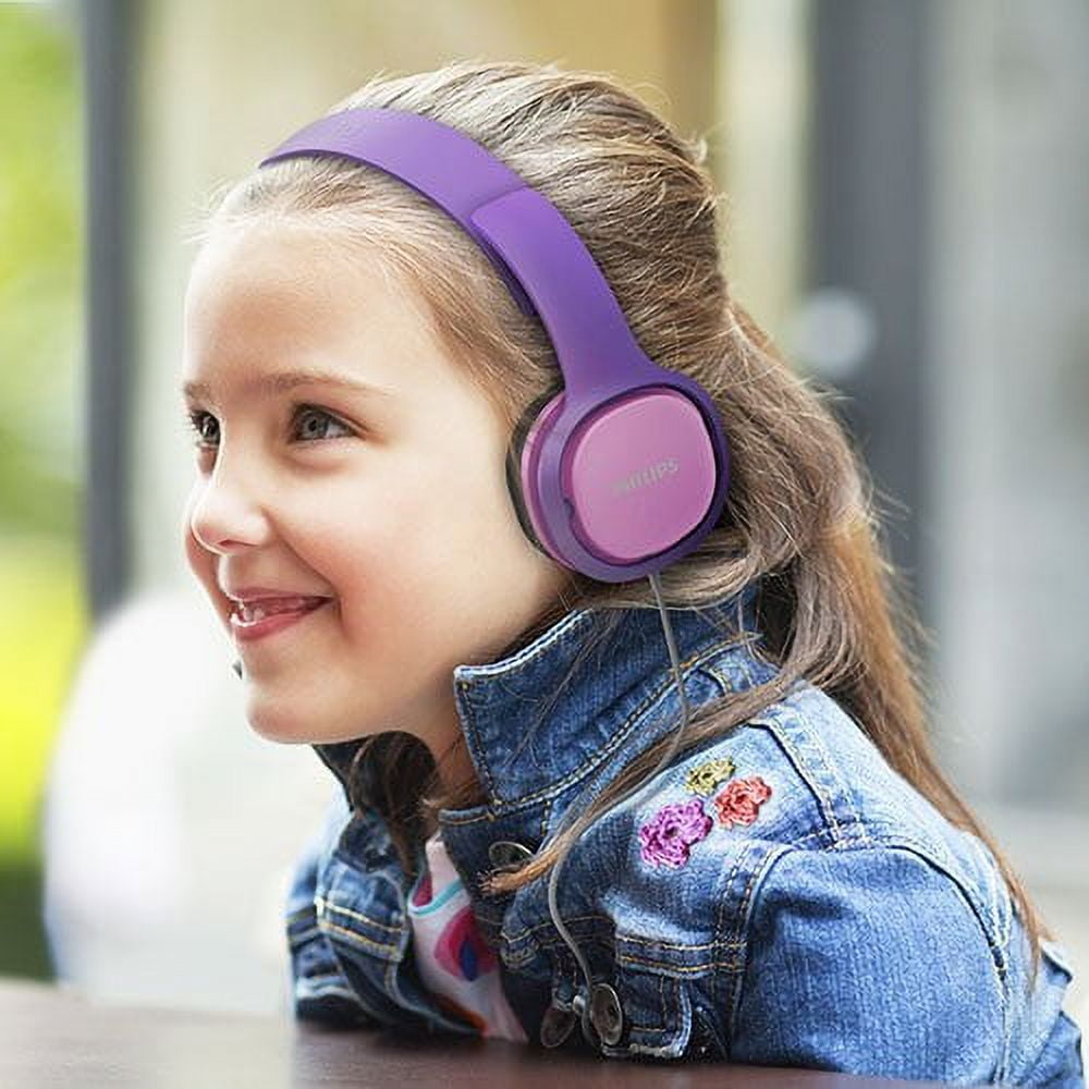 Philips SHK2000PK/27 Kids Headphones, Pink - Walmart.com