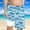 S-Light Blue, variant on Rhuody Boy Swim Trunks High Elastic Waist Swimming Shorts Cartoon Prints Lace Up Loose Casual Pants Cute Beach Wear Blue 5 Years
