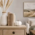 thumbnail image 6 of Vintage Halloween Decor Artificial Pumpkins, White Faux Foam Harvest Pumpkins, Halloween Home Decor for Fall, Autumn, Thanksgiving, Holiday Decor, 6 of 7