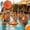 Orange461, variant on Floating Beverage Holder For Pool Parties, Neoprene Cup Float With Lanyard For Cans Bottles Tumblers, Summer Water Sports Beach Hot Tub Drink Accessory