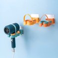 thumbnail image 3 of Rotatable Hair Dryer Rack Free Punching Household Bathroom Storage Wall Hanging Storage Rack Hair Dryer Hanger 180 Degree Rotation Gadgets(Yellow), 3 of 6