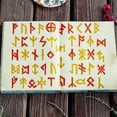 thumbnail image 4 of Viking Runes Painting Stencil 8.3x11.7inch Reusable Ancient Alphabet Stencil Viking Theme Runes Pattern Craft Stencil for Painting on Wall Wood Furniture DIY Home Decoration, 4 of 9