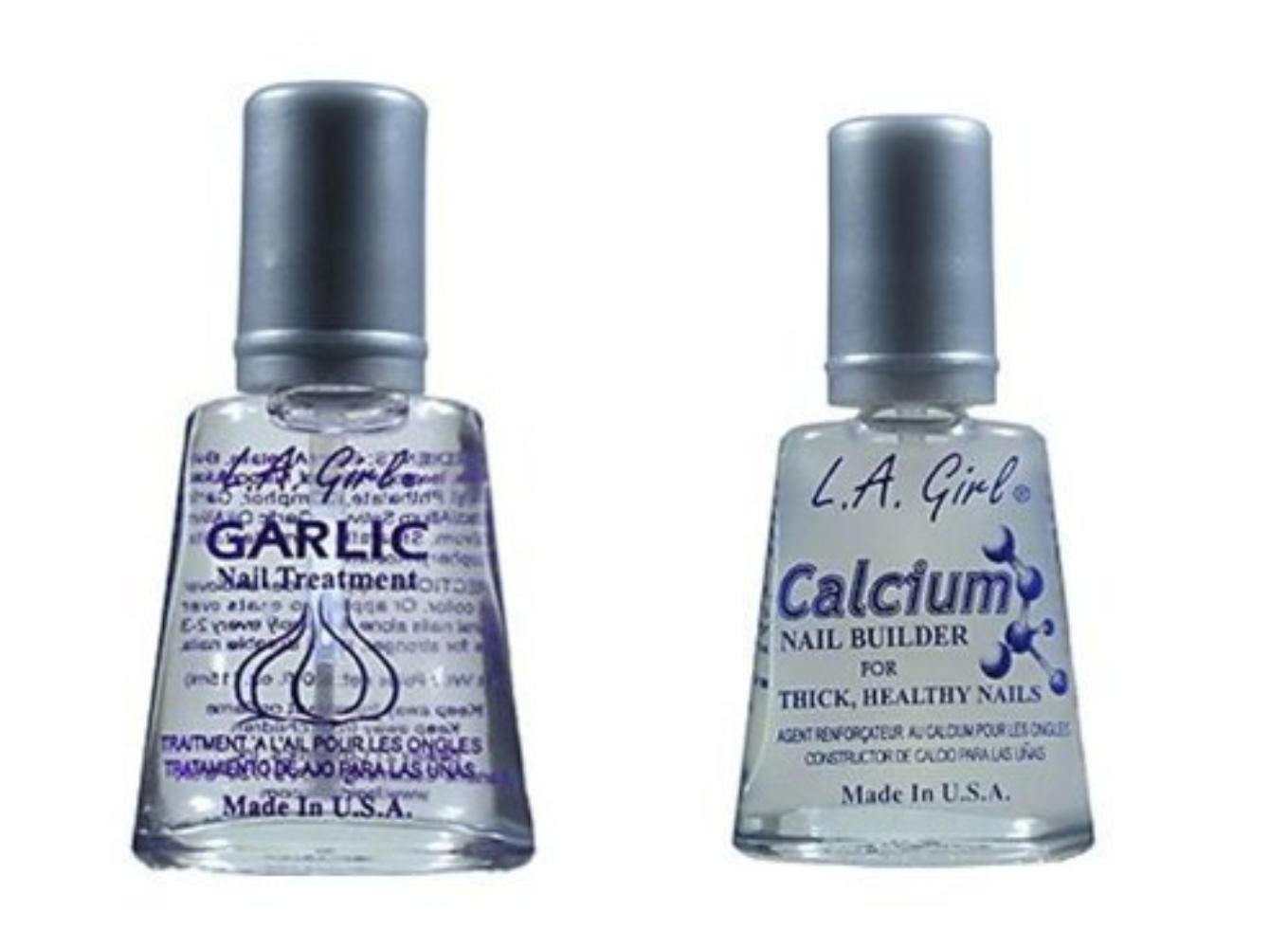 GARLIC NAIL TREATMENT & CALCIUM NAIL BUILDER SET OF 2, Calcium Nail