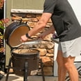 thumbnail image 4 of Sunnydaze Stainless Steel Half Moon Cooking Grate System for 15" Kamado Charcoal Grill, 4 of 10