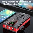 thumbnail image 3 of MDHAND Car Jump Starter, 6000mAh 12V Battery Jump Box with Quick Charge Out(Up to 6.0L Gas and 4.0L Diesel Engines), Portable Battery Booster with LCD Display, Lights, 3 of 7