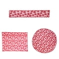 thumbnail image 2 of kurtrusly Christmas Red Lace Tablecloth Cover Flower Shaped Table Runners Table Flag Wedding Party Decoration, 2 of 5
