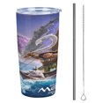 thumbnail image 1 of Moanas Tasse de Voyage Personnalisée avec Impression Iconique, durable avec Isolation, 1 of 7