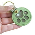 thumbnail image 6 of Pet Memorial Gifts Cat Dog Cute Leather Paw Keychain Pet Hair Keepsake Keyring for Bag Purse as Memorial of Cat and Dog Fur, 6 of 8