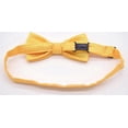 thumbnail image 4 of Bound Small Boy Polka Dot Bow Tie Baby Solid Color Bow Tie For Children Yellow, 4 of 4