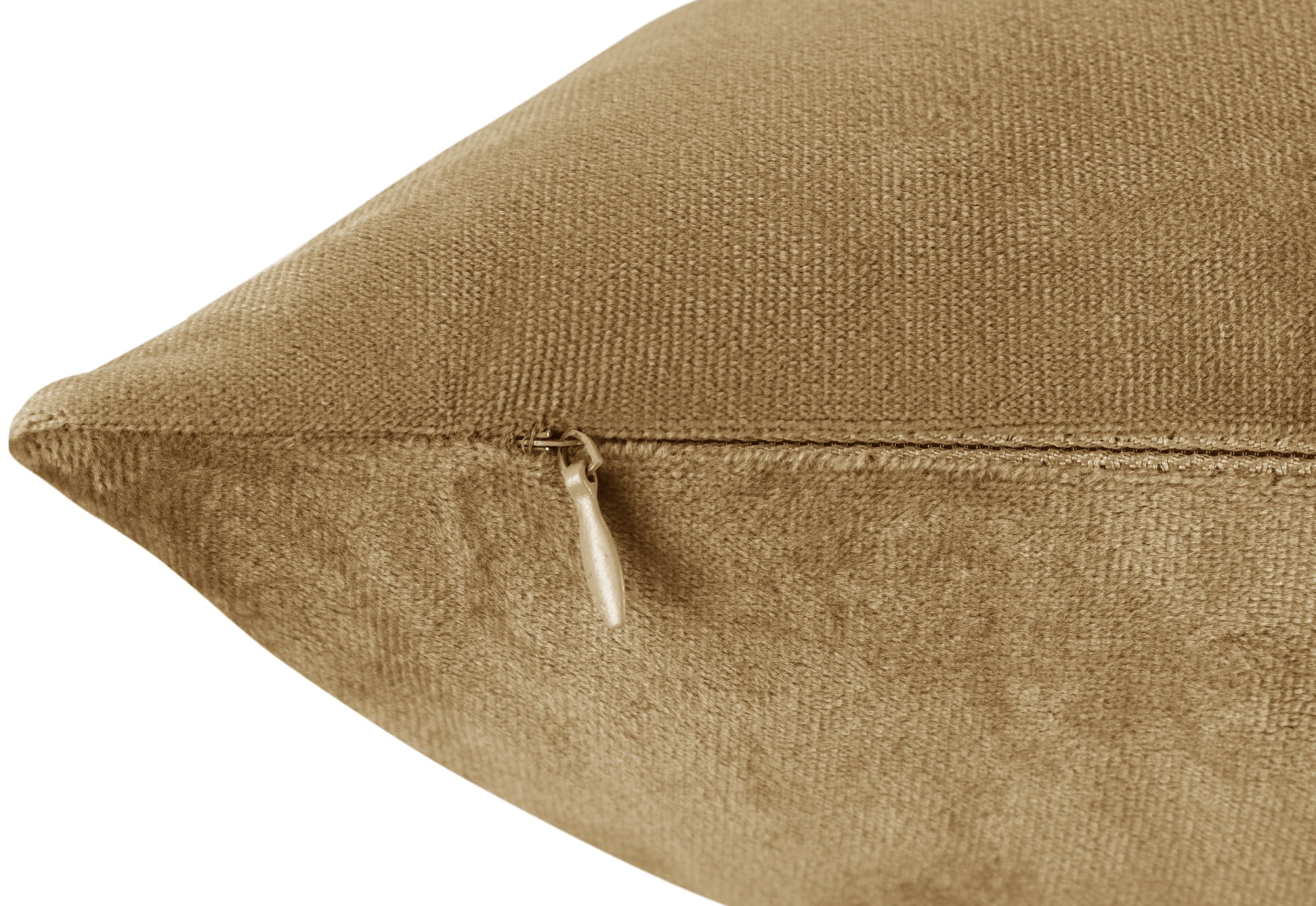 Clara Clark Plush Solid Decorative Microfiber Rectangle Throw Pillow Cover with Throw Pillow Insert for Couch, Mocha Light Brown, 12"x20", 4 Piece Decorative Soft Throw Pillow Set