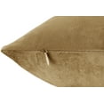 thumbnail image 5 of Nestl Velvet Throw Pillow Covers Solid Rectangle Soft Decorative Pillow Cover for Sofa, 12" x 20", Mocha Brown, Pack of 2, 5 of 8
