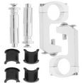 thumbnail image 1 of unbranded 2Ud Soportes Para Handguard De Motocicleta En Hierro Color Plata Compatibles Universalmente, 1 of 8