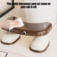 thumbnail image 4 of Taburete de baño para ponerse en cuclillas con reposapiés antideslizante para mejorar la postura y facilitar la evacuación intestinal | Ayuda para el inodoro de plástico impermeable, 4 of 6