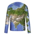 thumbnail image 5 of TIMIFIS Chemises pour Hommes Chemises à Manches Longues T-Shirt à Imprimé Graphique T-Shirt Décontracté à Col Rond Chandail Molletonné Haut-Bluefall, 5 of 5