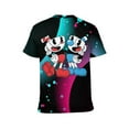 thumbnail image 6 of Cuphead T-Shirts for Men Women, Anime Short Shirts, Unisex Short Sleeve Tops, Crew Neck Tee Shirts, S-4XL, 6 of 8
