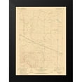 thumbnail image 2 of USGS 14x18 Black Modern Framed Museum Art Print Titled - Emigrant Gap Wyoming Quad - USGS 1960, 2 of 5