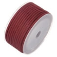 thumbnail image 3 of Unique Bargains Nylon Beading Thread Cord 3mm Extra Strong Braided Nylon String for Necklace Crafting 10M/33 Feet, Maroon, 3 of 5