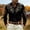 Black, variant on Western Cowboy Shirt for Men Retro Casual Long Sleeve Button Down Collared Shirt