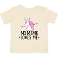 thumbnail image 3 of Inktastic My Meme Loves Me Girl Unicorn Girls Baby T-Shirt, 3 of 5