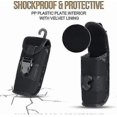 thumbnail image 2 of 1mor Eyeglasses Case With Buckle Hard Shell Sunglasses Storage Box For Outdoors Camping Hiking Cycling Nylon Black 1pcs Banmo, 2 of 5