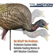 Higdon Outdoors XS Trufeeder Motion Hen Turkey Decoy |Lifelike Feeding Posture with Remote Control, Stake & Decoy Bag for Turkey Hunting