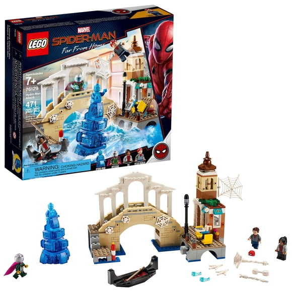 LEGO Marvel Spider-Man Far From Home: Hydro-Man Attack 76129 Toy (471 Piece)
