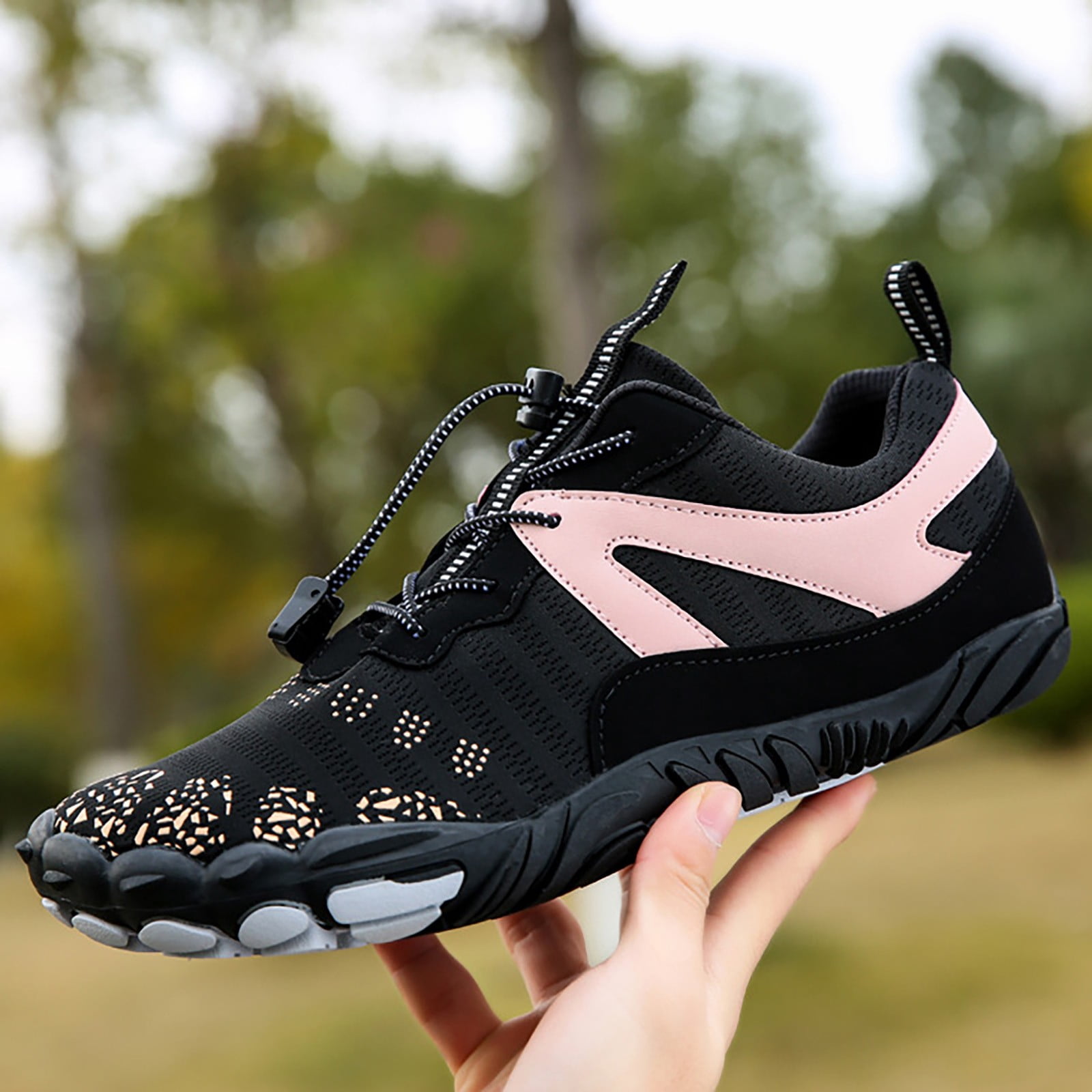 VBARHMQRT Wading Shoes for Fishing Kids New Large Size Mesh Flat Round Toe Wading Shoes Couples Fitness and Sports Water Shoes Outdoor Versatile Five Toe Hiking Shoes Hiking Water Shoes Women Wide