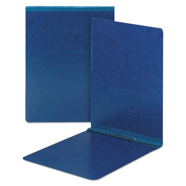 Smead Fabrication 81354 8.5 x 11 Pouces Ouverture Supérieure Presse Couverture du Rapport & 44; Attache à Broche - Bleu Foncé
