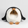 thumbnail image 1 of Pet Winter Warm Thickened Cotton Nest Warm Comfortable Penguin Shape Semi-enclosed Nest For Hamster Guinea Pig He Qiyong unisex, 1 of 2