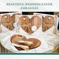 thumbnail image 6 of BMYJ Round Wood Charcuterie Board Set with Stainless Steel Knives and Forks, Mini Cheese Serving Board, Includes Thank You Card and Gift Box, Perfect for Wedding Guests and Party Gifts, 6 of 9