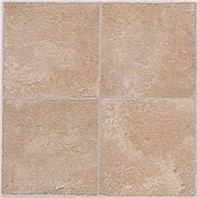 Winton Self-Adhesive Vinyl Floor Tile, Beige, 12X12 In., 1.1 Mm