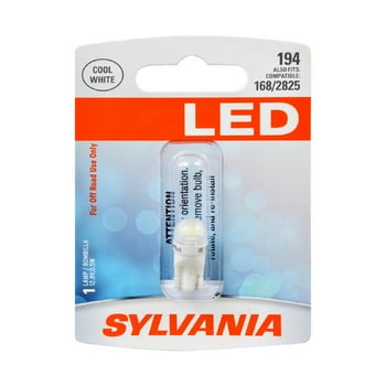 Sylvania 194 White LED Automotive Mini Bulb, Pack of 1