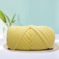 thumbnail image 6 of 500G Velvet Bulky Chunky Yarn Arm Knitting Comfortable Crochet DIY Washable Tube Giant Yarn for Hand Knit Tapestry Crocheting Scarf Sweaters , Yellow, 6 of 10
