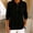 Black, variant on Msgweeeg Long Sleeve Workout Tops for Women Fashion Button Down V Neck Womans Clothes Solid Color Corduroy Loose Fit Fall Outfits for Women 2026 for Coffee and Brunch Time