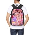 thumbnail image 5 of KirBy Backpack Cute Cartoon Kawaii Game Backpack Casual Daypack Travel Backpack Lightweight Laptop Travel Backpack For Adults Work Camping Backpack Set Laptop Backpack,Style-44, 5 of 8