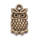 thumbnail image 1 of Metal Alloy Pendants Rhinestone Settings Lead Free and Cadmium Free Antique Bronze for Halloween Owl 20x10x2mm hole: 2mm Fit for 1.5mm rhinestone, 1 of 3