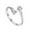 L-silver, variant on Kcodviy Ring Heart Grain Titanium Stacking Rings Ring Three Layer Set Simple Rings Wood Couple Ring Steel Anime Ring Rings