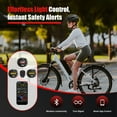 thumbnail image 6 of Smart Bike Helmet with LED Light for Adults & Teens – Bicycle Helmet with Turn Signals, Customizable Patterns, APP & Remote Control for Cycling, Mountain & Road Bikes, Electric Scooters, Skateboards, 6 of 8