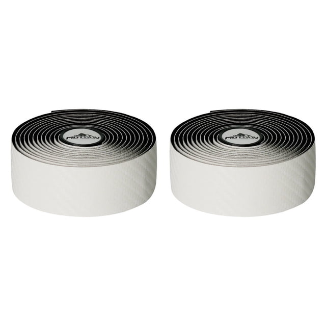 bedienty 2PCS/Box Racing Bike Wraps Bicycle Handlebar Belt Portable Breathable Flexible Damping Cycling Riding Grip Tapes White 1Set