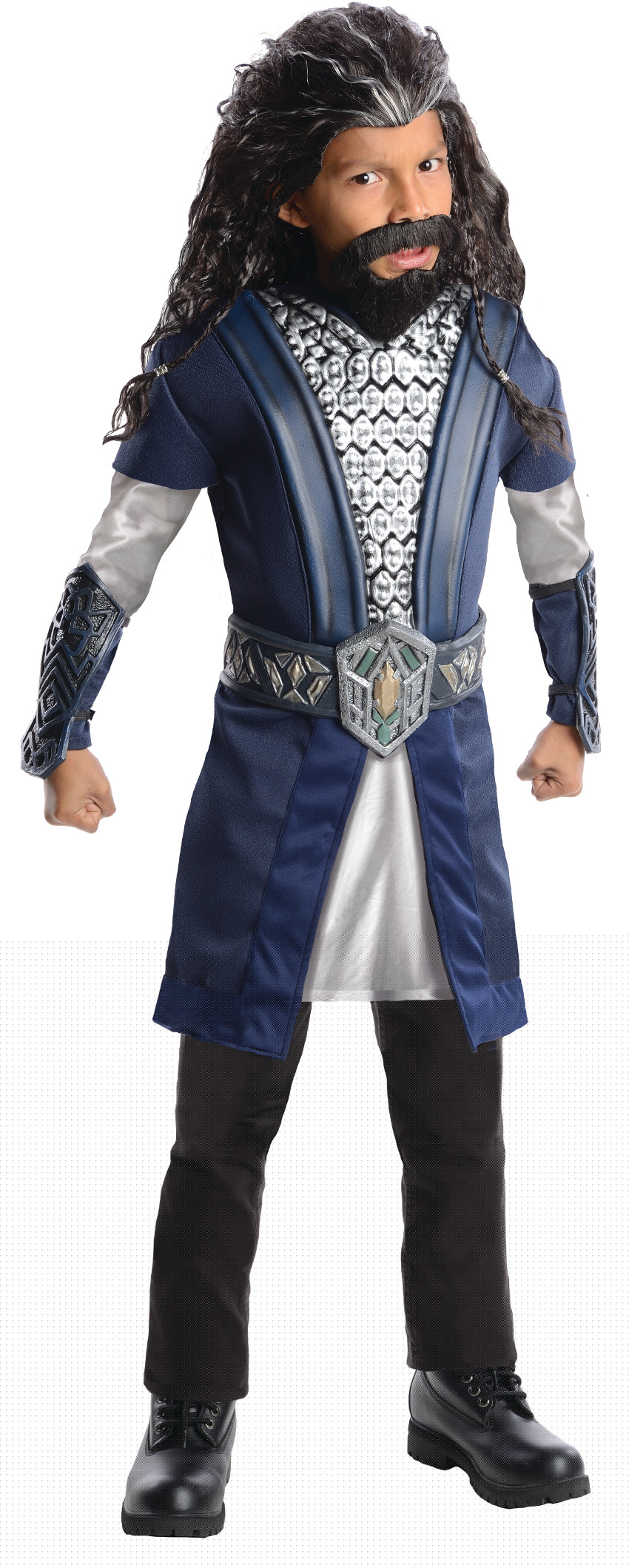 Childs Boys Lord of the Rings Hobbit Dwarf Thorin Character Costume Small 4-6