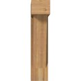 thumbnail image 2 of Ekena Millwork 8"W x 24"D x 36"H Traditional Block Rough Sawn Bracket w/ Offset Brace, Western Red Cedar, 2 of 25