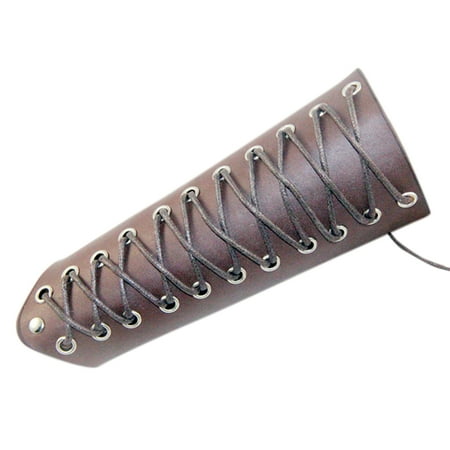 Leather Rolled Strap - Rock & Roll Wind Wax Rope Knitted Leather Wrist Guard Chic Bracelet Hand Strap Ornament Gift