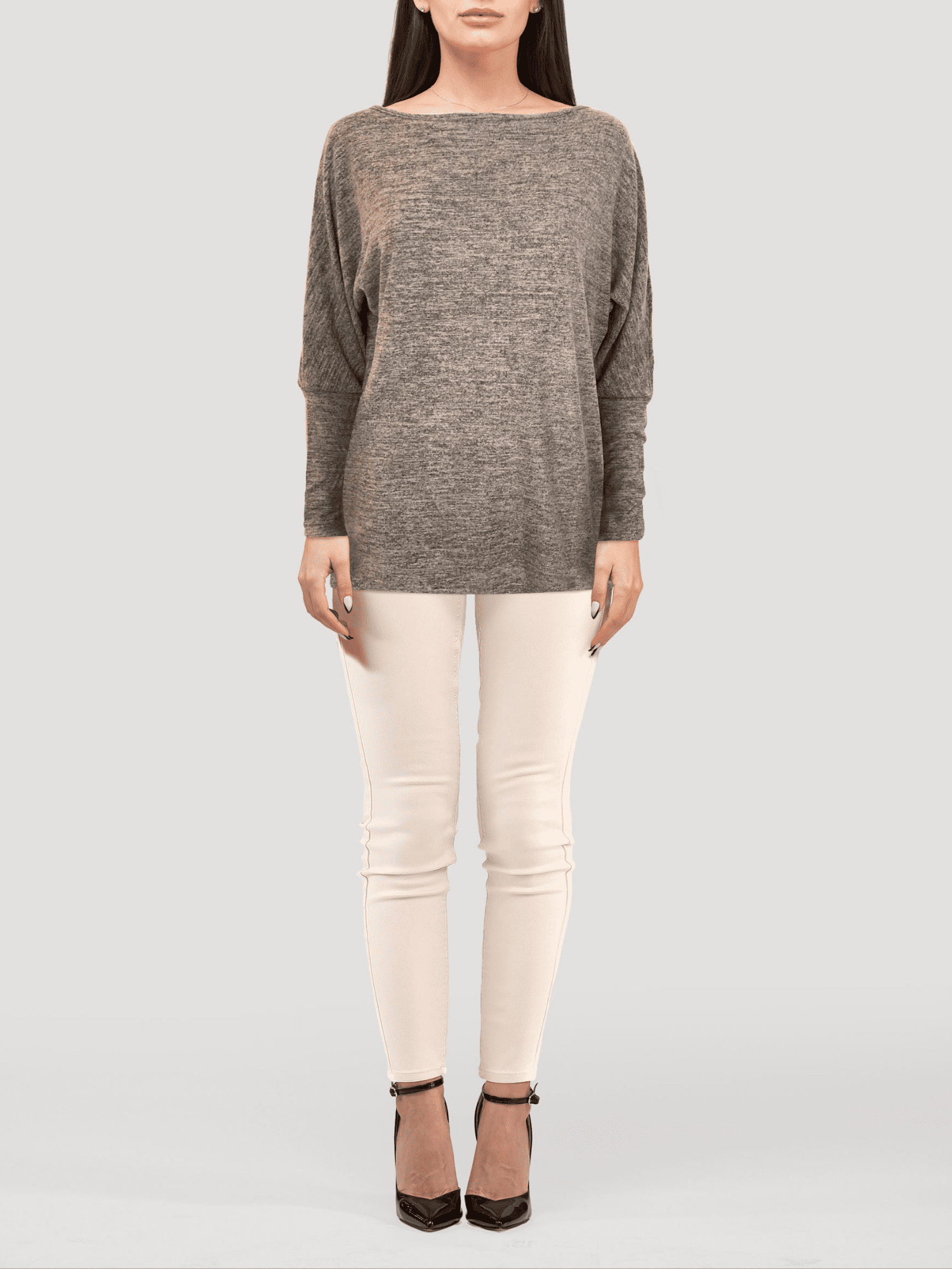Sonja By Sonja Women's Morgan Bree Boat Neck Batwing Top