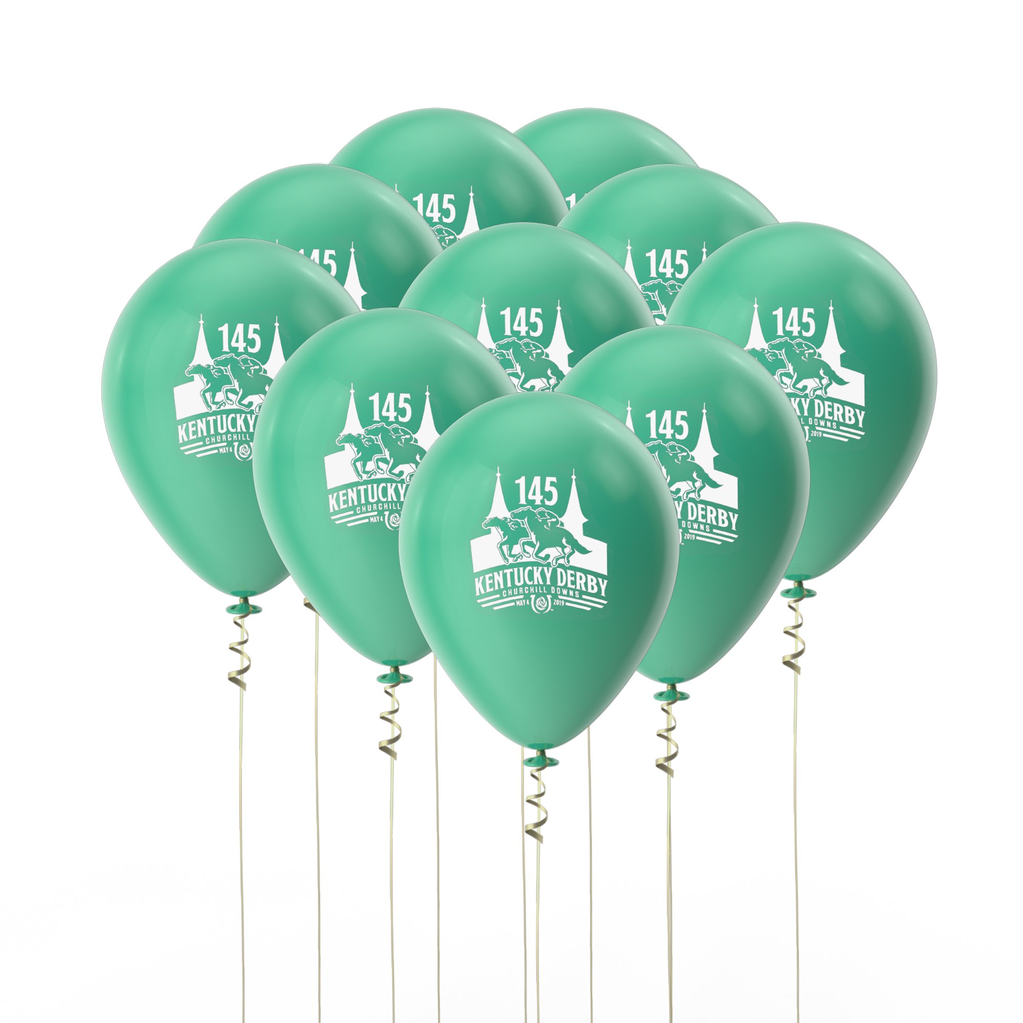 Kentucky Derby 145 11" Balloons 10-pack - No Size
