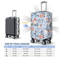 thumbnail image 2 of Luggage Cover Anti Scratch, Rose Flowers Blue A Elastic Suitcase Protector Fits 18-32 Inch Luggage, 2 of 2