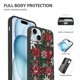 thumbnail image 4 of Funda navideña para iPhone 15, a prueba de golpes, con PC y TPU para cámara dual., 4 of 8