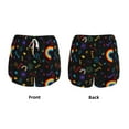 thumbnail image 3 of Balery Cartoon Pride Lgbt Pattern Women's Running Shorts with Liner 2 Pockets Elastic Workout Athletic Gym Yoga Shorts-Large, 3 of 7