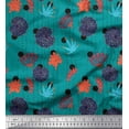 thumbnail image 1 of Soimoi Cotton Voile Fabric Dot,Leaves & Floral Artistic Print Fabric by The Yard 56 Inch Wide, 1 of 1