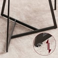 thumbnail image 3 of 3 Piece Dining Room Table Set,Kitchen Table and Chairs for 2,Modern Round Kitchen Table Set,for Small Space, Apartment, Studio, 3 of 7